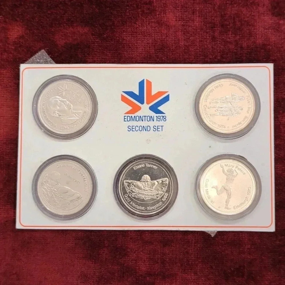 Edmonton Commonwealth Games Commemorative Medallions (2)